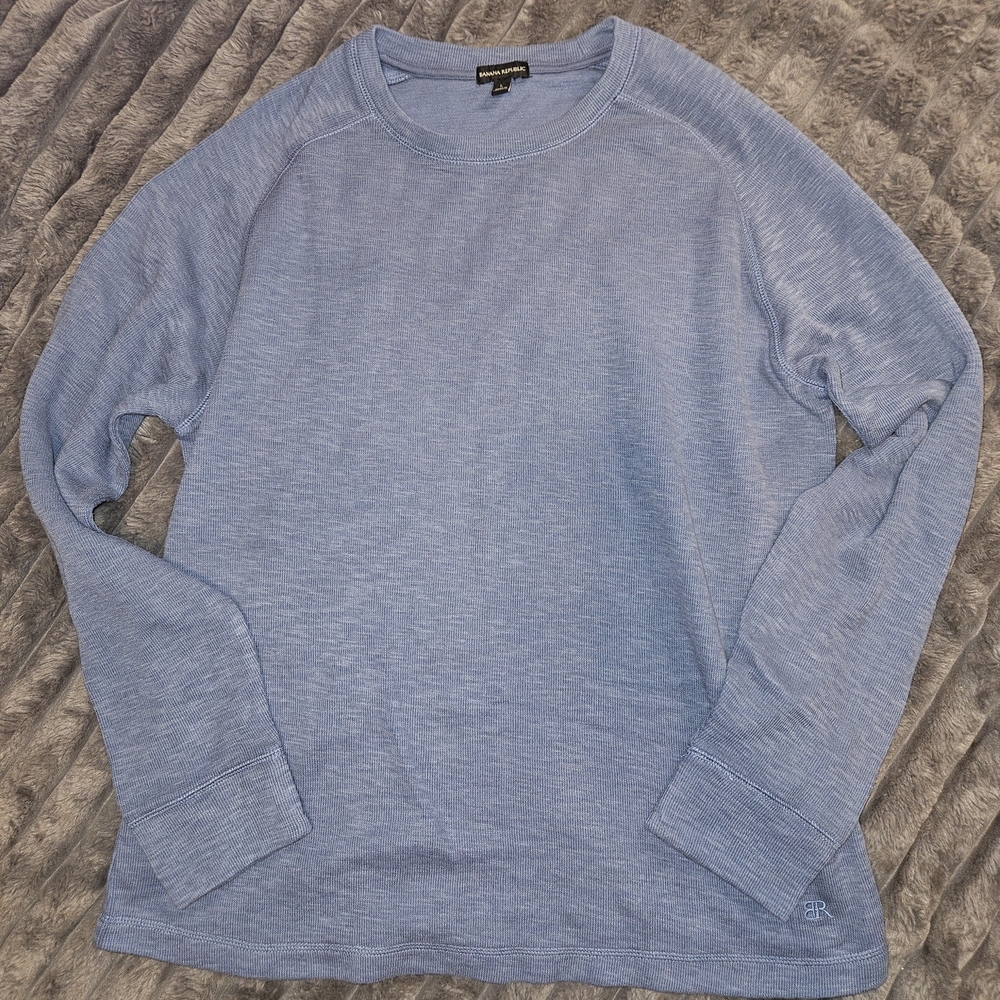 Banana Republic Men's Blue Sweater